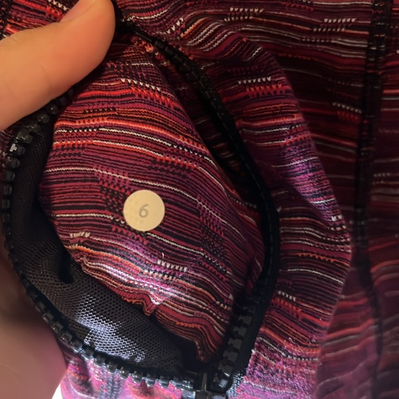 Lululemon Define Jacket Space Dye Twist Regal Plum Alarming sz6 - Picture 2 of 6